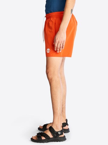 TIMBERLAND Regular Board Shorts 'Solid Swim' in Orange