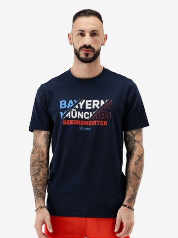 FC BAYERN MÜNCHEN Shirt 'FC Bayern München' in Blue: front