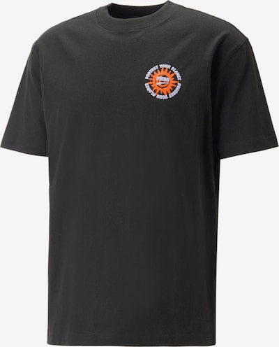 PUMA Majica 'Downtown' u pastelno ljubičasta / narančasta / crna / bijela, Pregled proizvoda