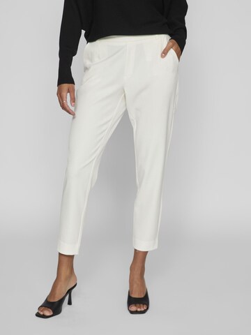 Coupe slim Pantalon à pince VILA en gris : devant