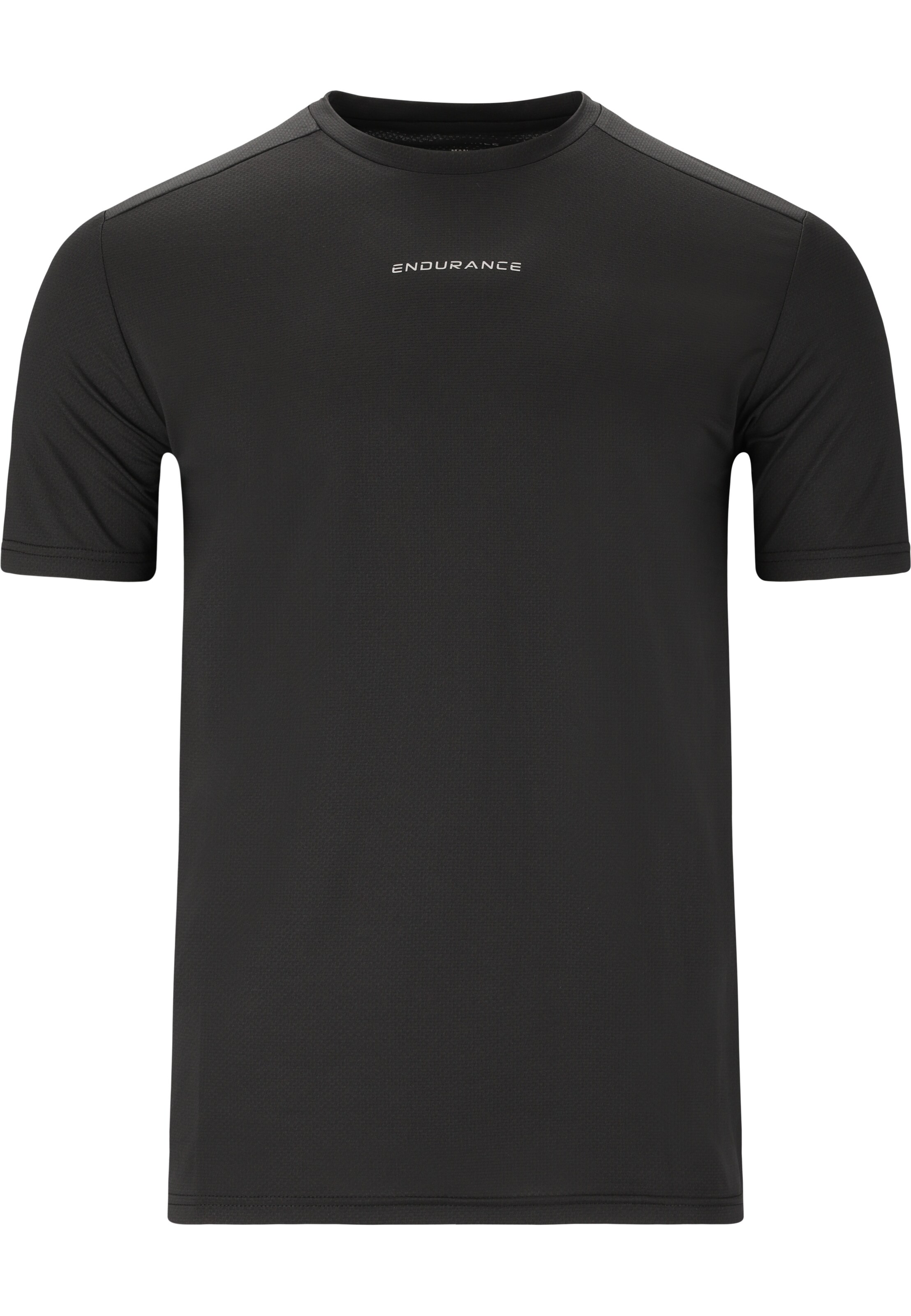 ENDURANCE Functioneel shirt 'Loker' in Zwart: voorkant