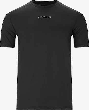 ENDURANCE Performance shirt 'Loker' in Black: front