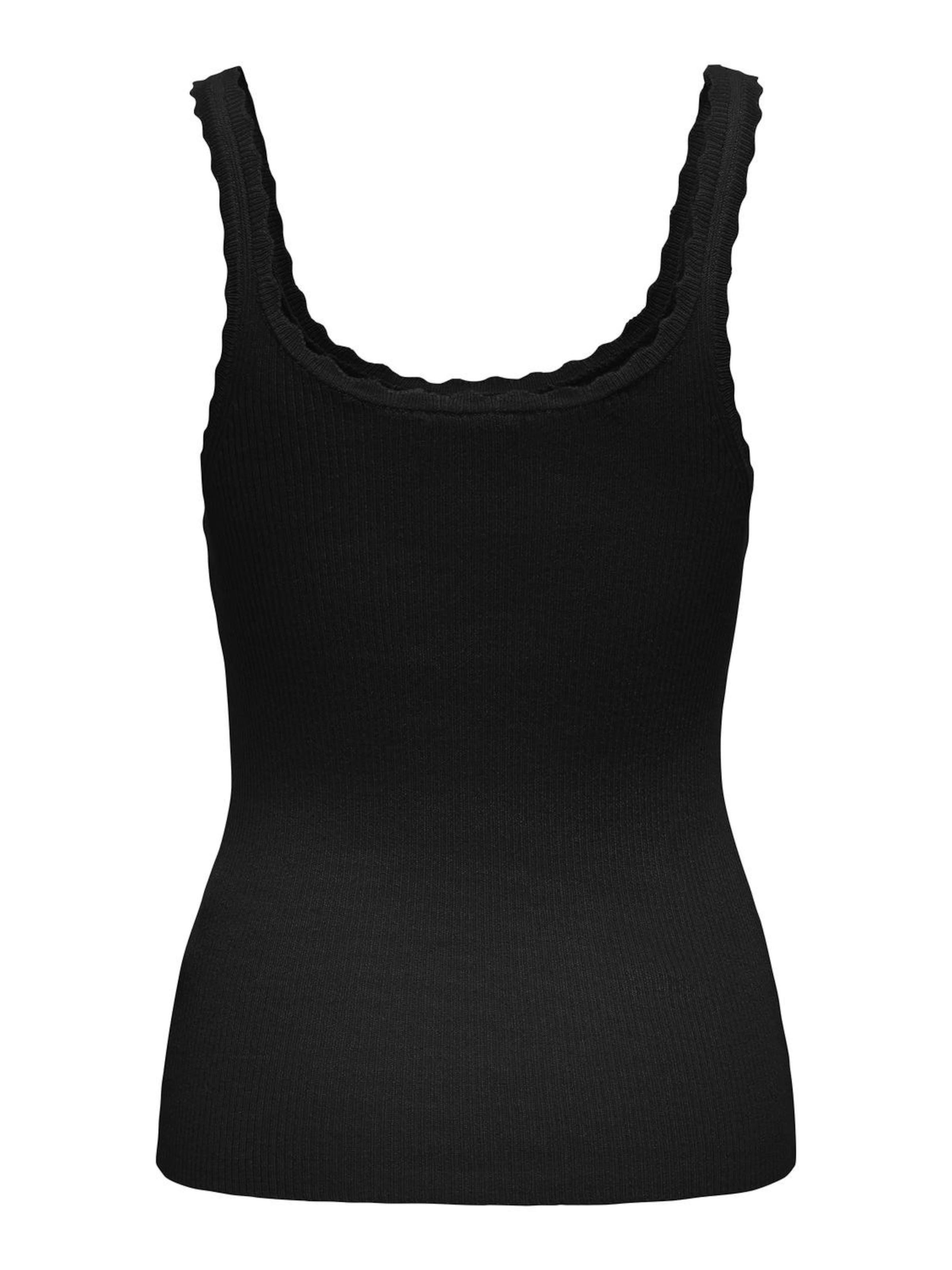 ONLY Вязаный топ 'ONLGemma' в Черный
