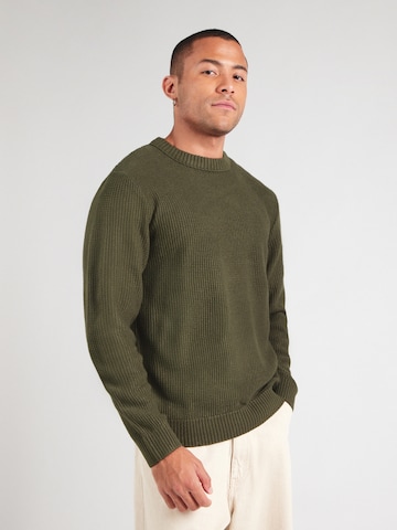 JACK & JONES Свитер 'JJROY' в Зеленый: спереди