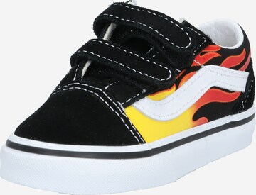 Sneaker de la VANS pe negru: față