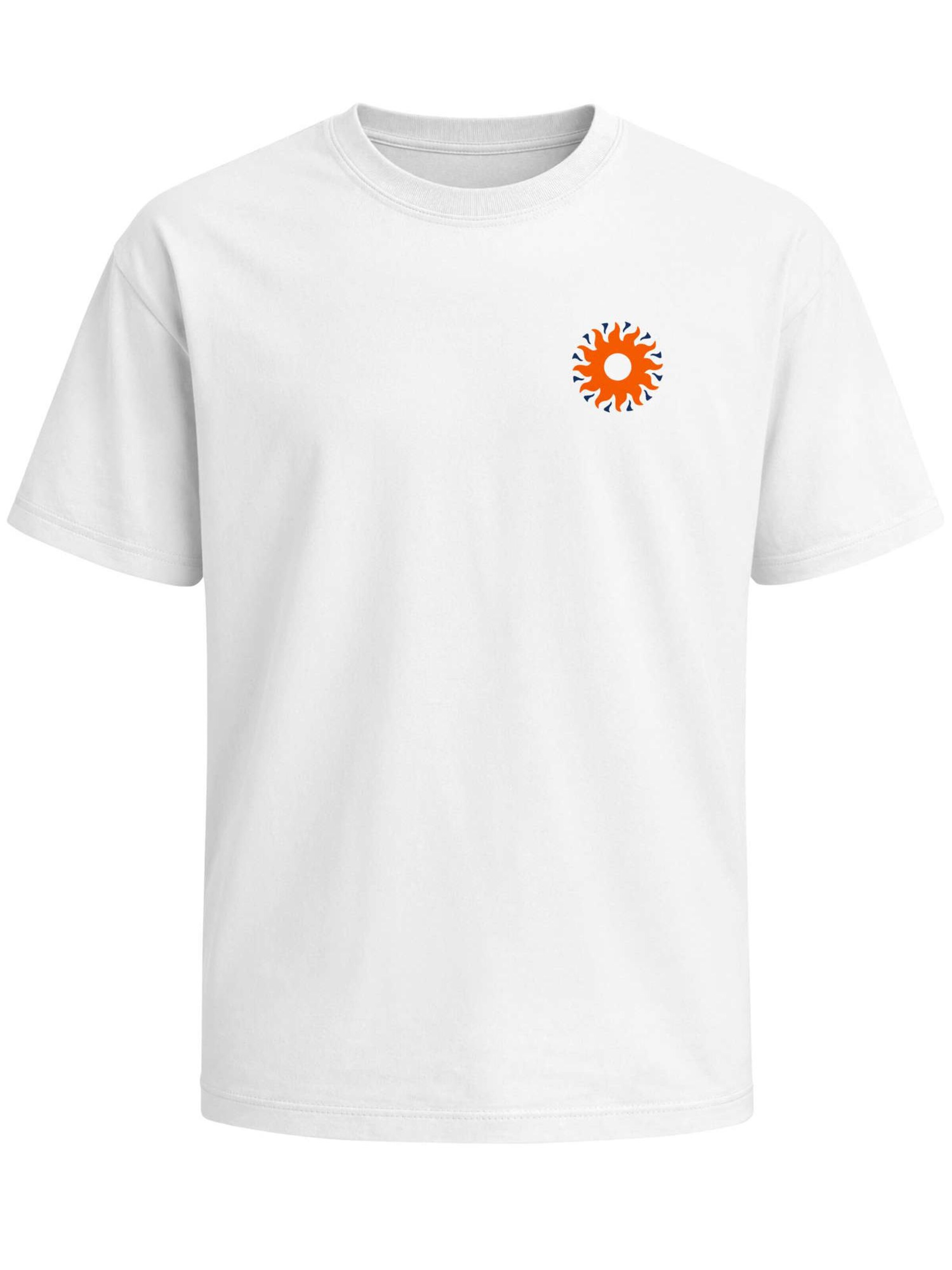 Neverless Shirt 'Freed By Nature' in White