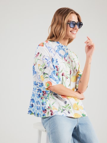 Bluză de la Emily Van Den Bergh pe alb: față