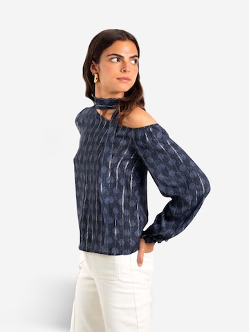 THE-ARE Bluse in Blau