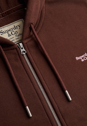 Superdry & CoGornji dio trenirke - smeđa boja