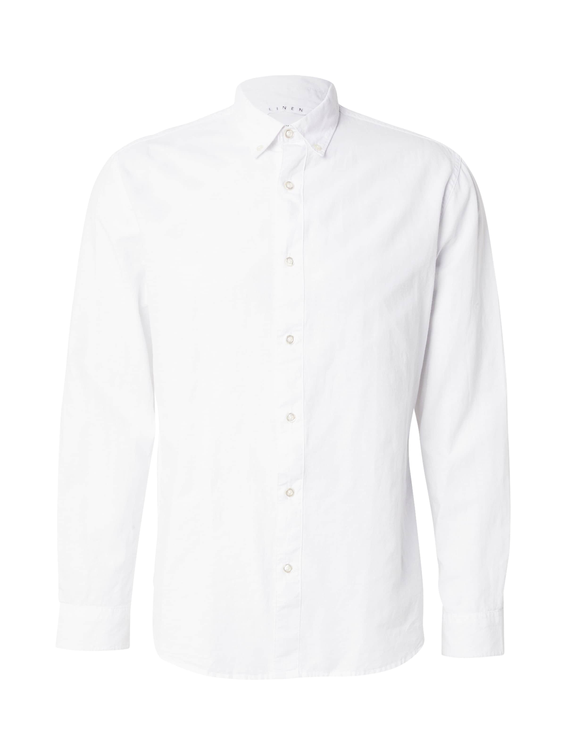 SELECTED Средняя посадка Рубашка 'SLHSUN' в Белый: спереди