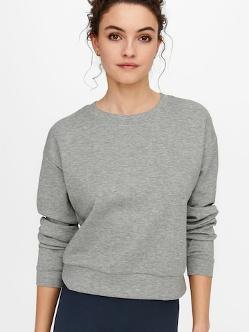 ONLY PLAYSportska sweater majica 'LOUNGE' - siva boja