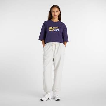 new balance - Camisa 'Athletics Premium' em roxo