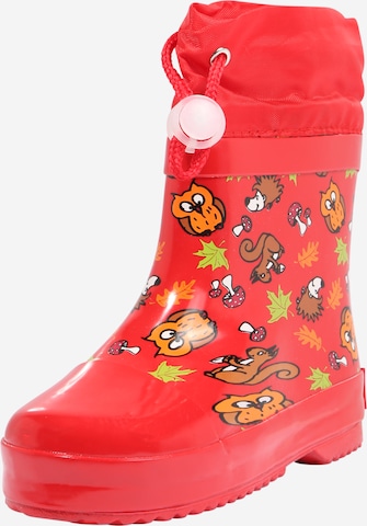 PLAYSHOES Gummistiefel in Rot: front