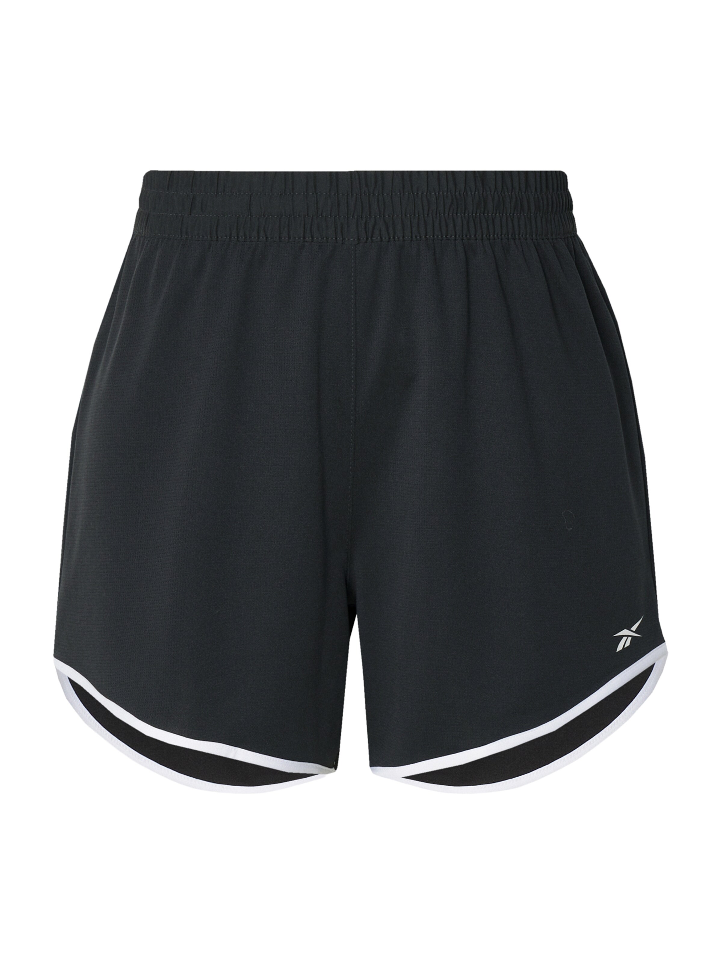 Reebok Sportshorts in Schwarz: Vorderseite