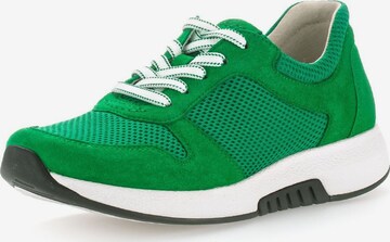 GABOR Sneakers in Green: front