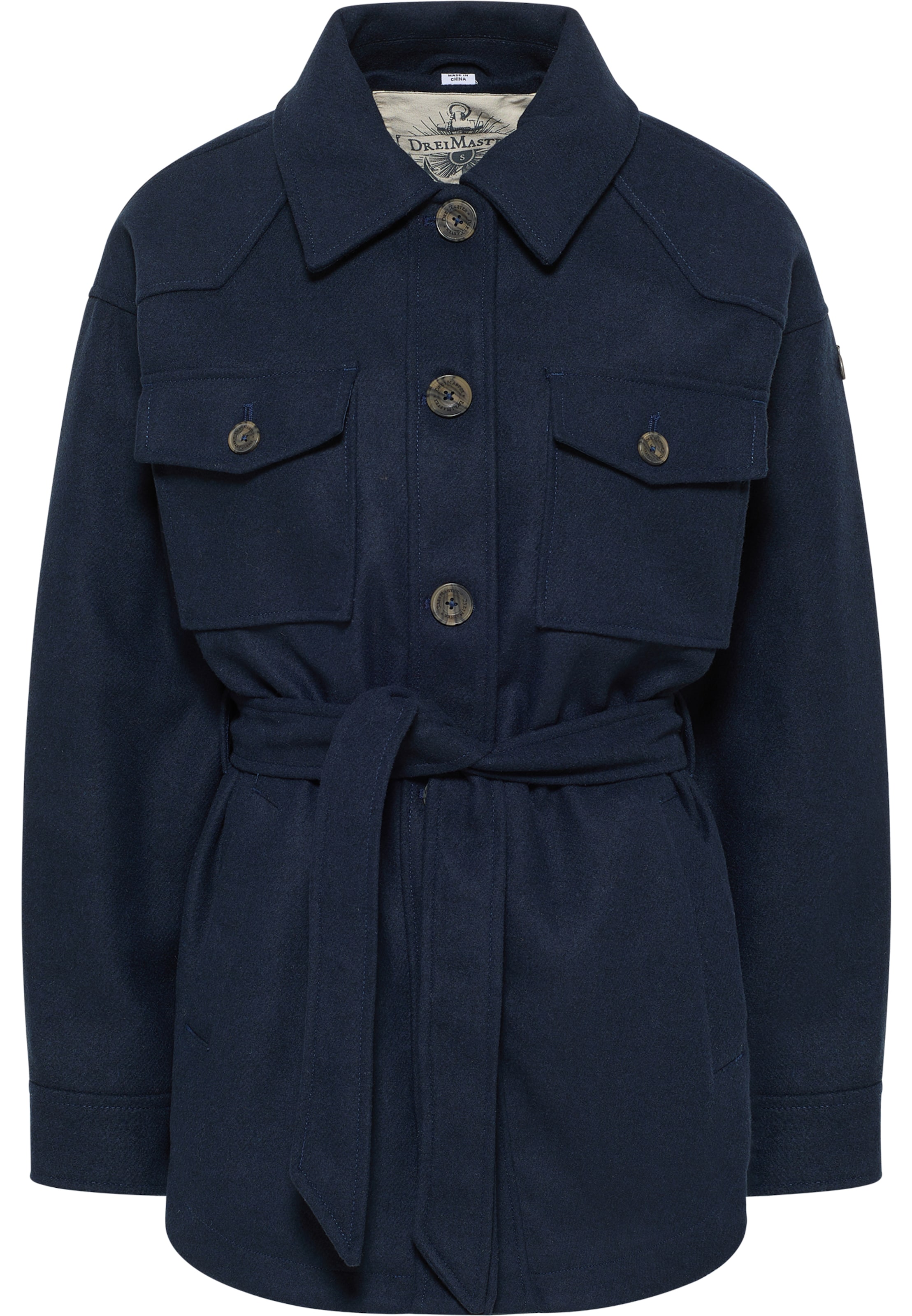 DreiMaster Vintage Övergångsjacka i blå: framsida