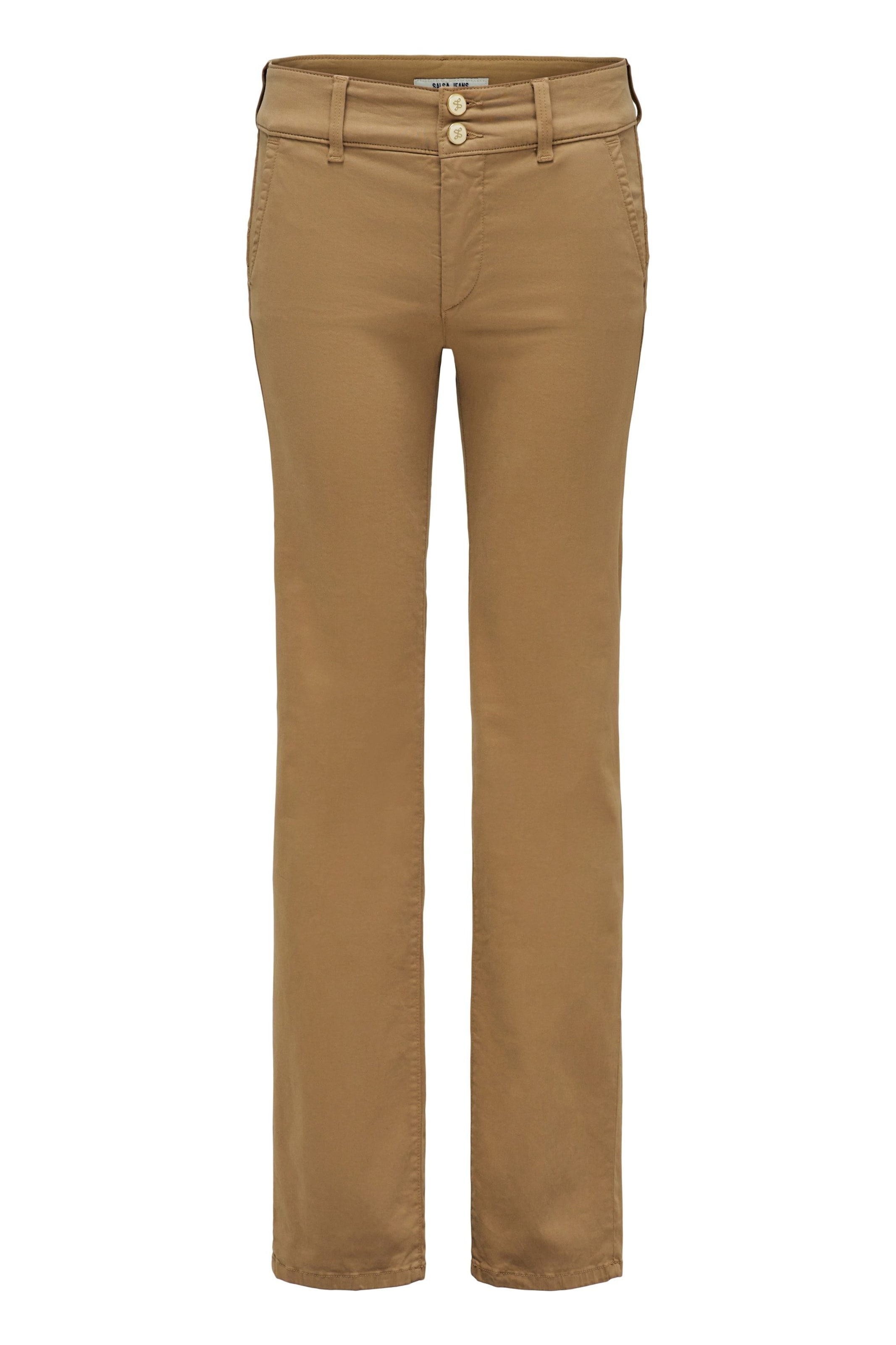 Salsa Jeans Chino trousers 'Secret' in Brown: front