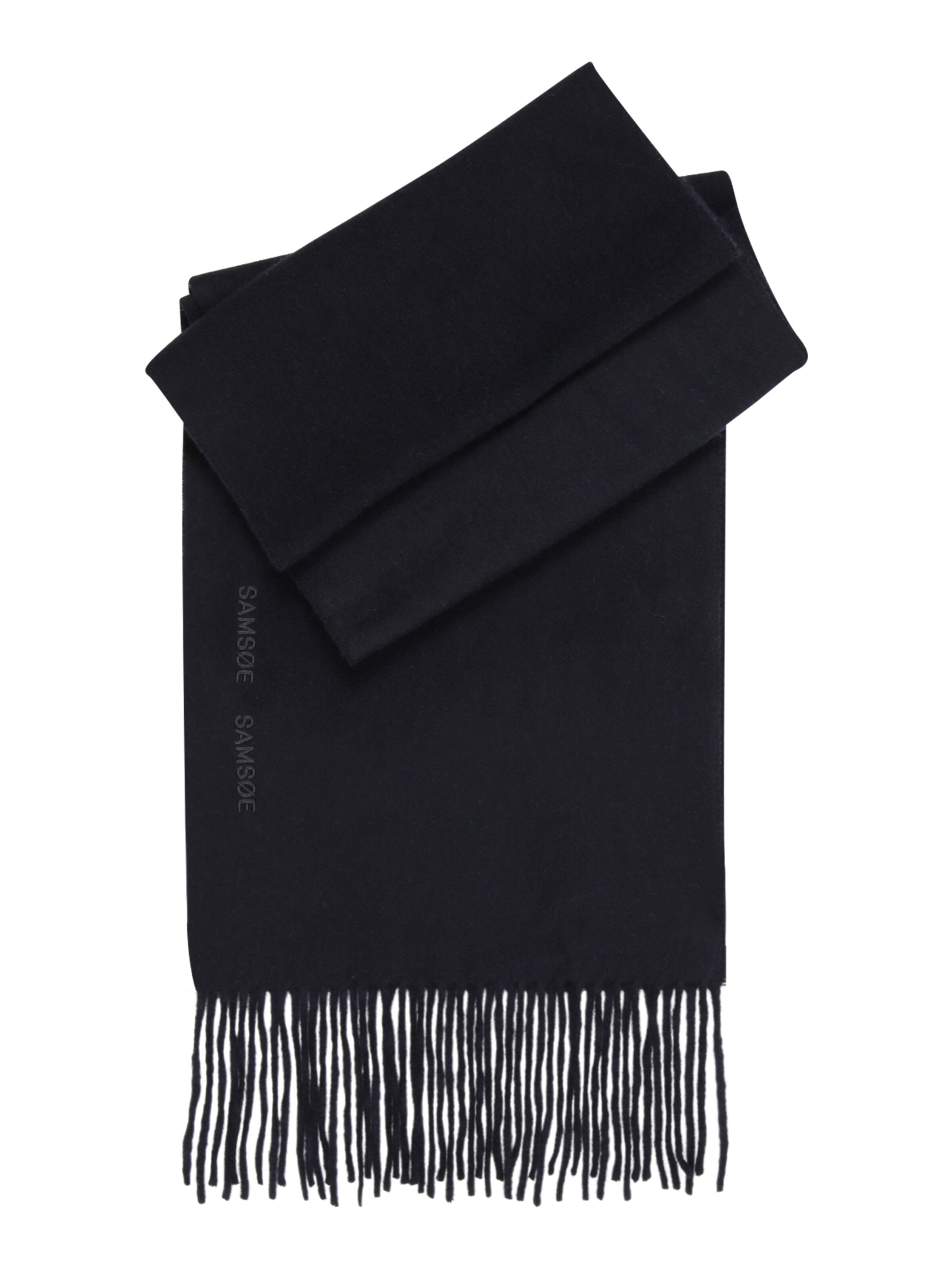 Samsøe Samsøe Šál 'Sajolly' - Čierna: predná strana