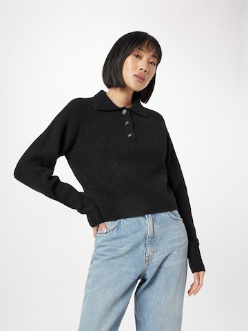 Monki Sweater in Black: front