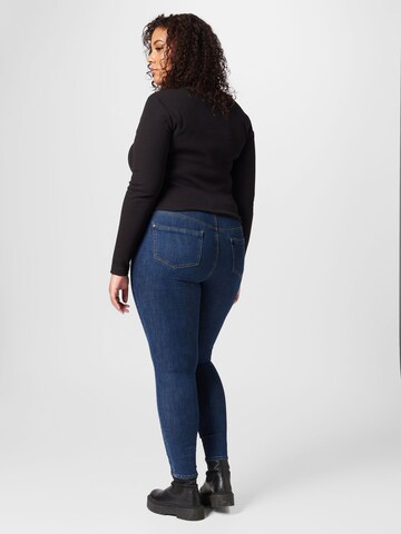 ONLY Curve Skinny Jeans 'WAUW' in Blue