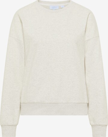 usha BLUE LABEL Sweatshirt i vit: framsida