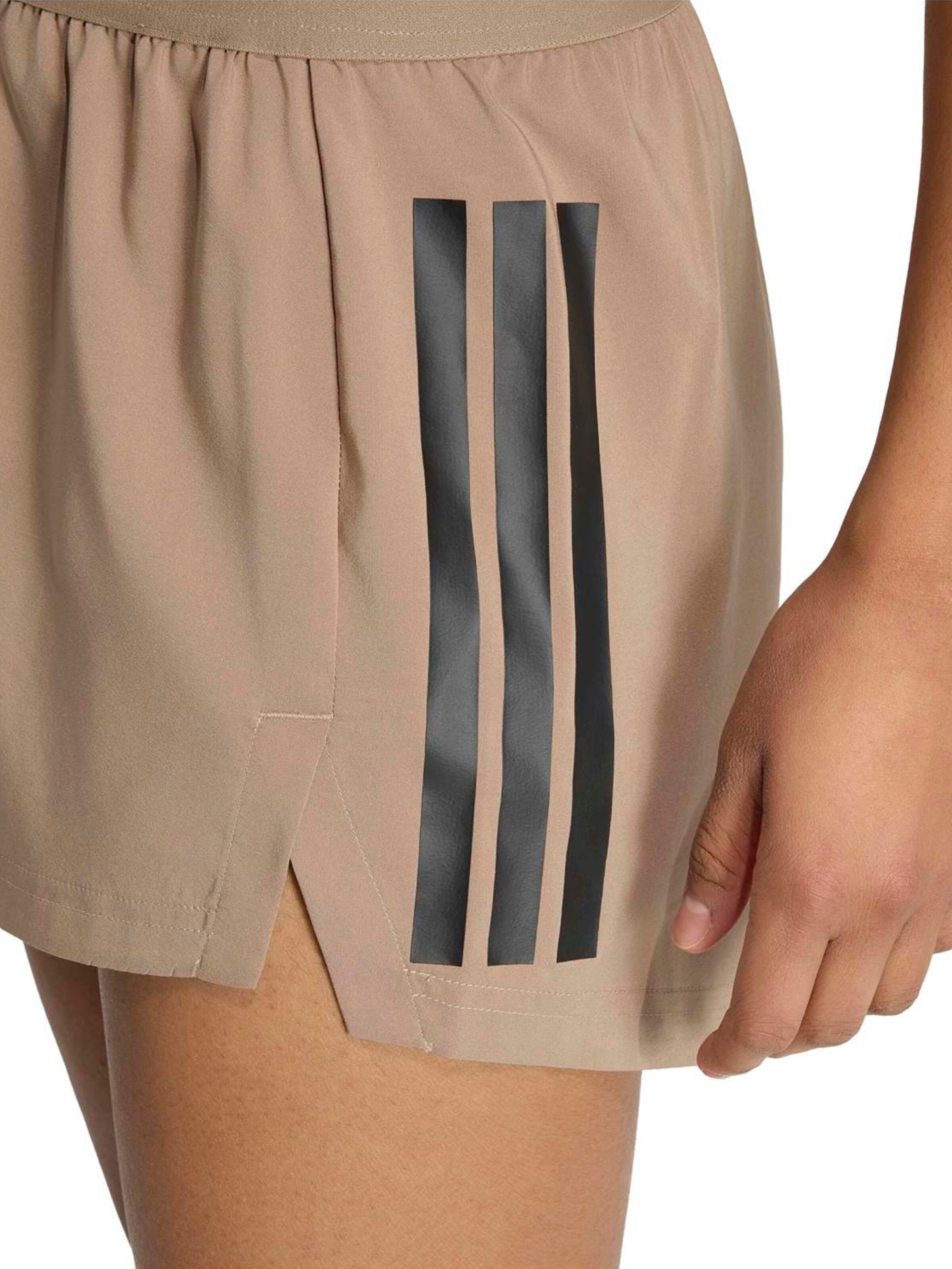 ADIDAS PERFORMANCE - Loosefit Calças de desporto 'HYG' em castanho