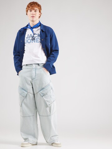 T-Shirt 'JWHJACULA' JACK & JONES en blanc