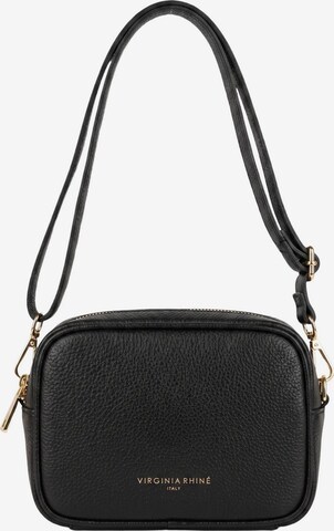 Borsa a tracolla 'Borsa a Tracolla Pelle Genuina 20x15 cm Virginia Rhinè' di Virginia Rhinè in nero: frontale