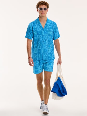 Shiwi Regular fit Overhemd in Blauw