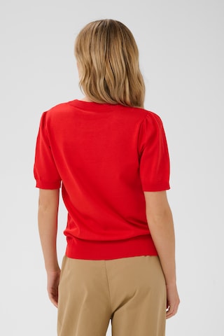 SAINT TROPEZ Sweter 'MilaSZ' w kolorze czerwony