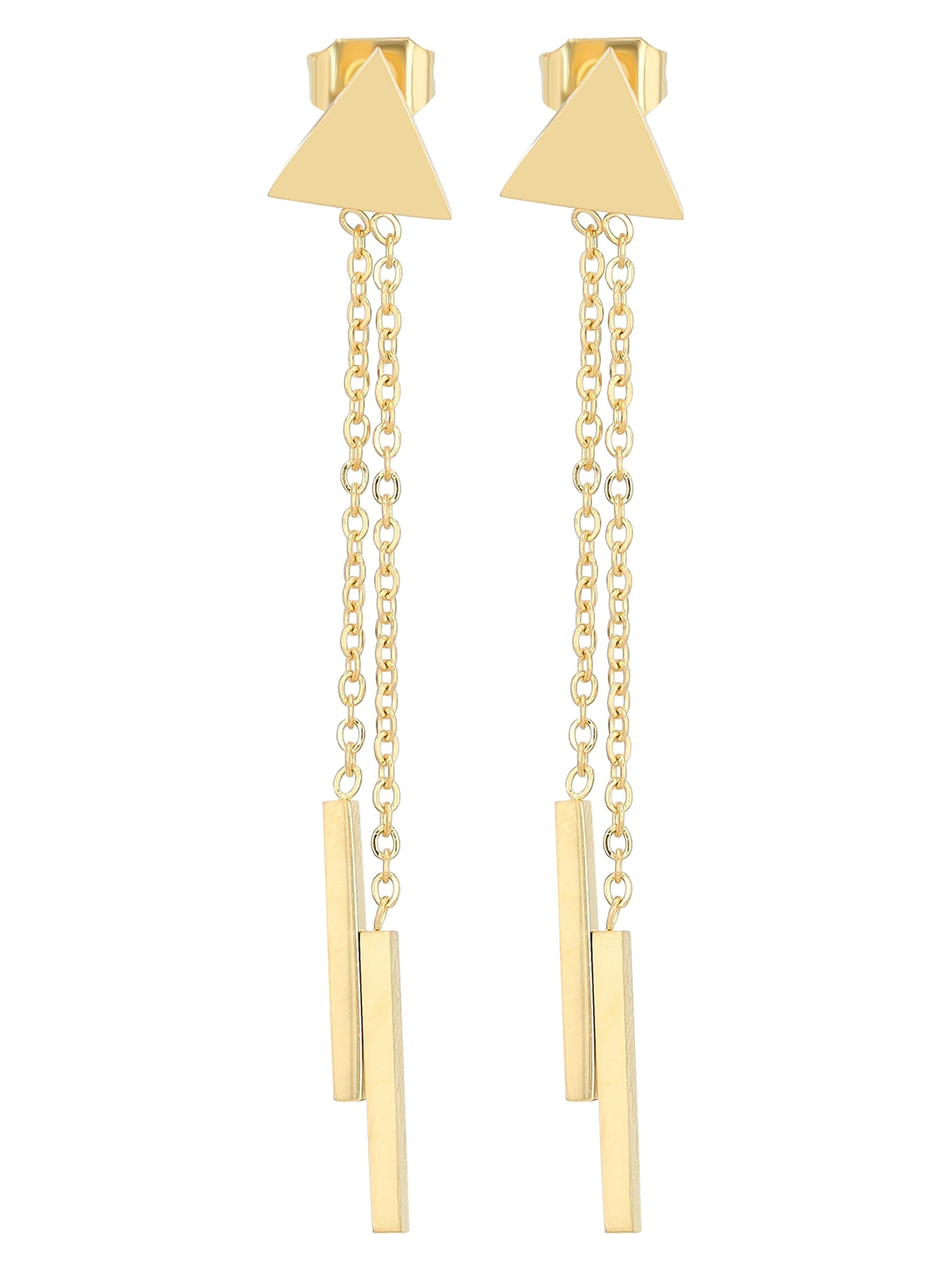 Akzent Earrings 'Ladia, langlebig' in Gold