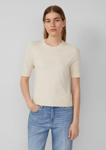 s.Oliver Trui in Beige: voorkant