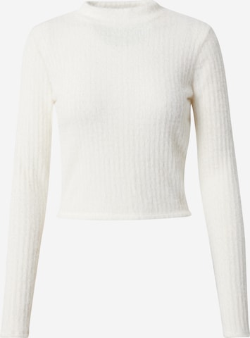 HOLLISTER Sweater in White: front