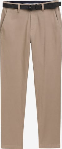 Pantalon chino 'Travis' TOM TAILOR en beige : devant