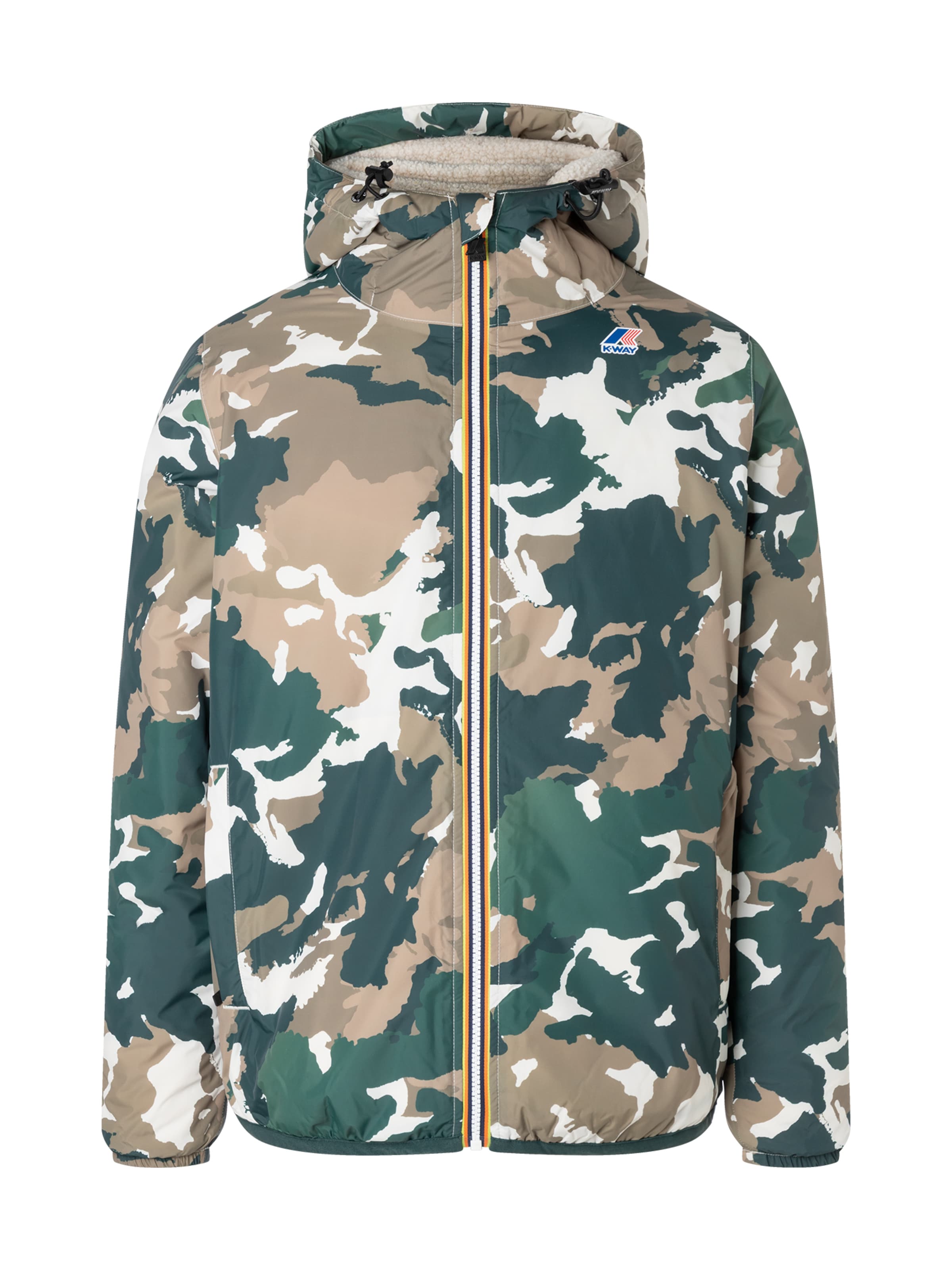 K-Way Performance Jacket 'CLAUDE ORSETTO GRAPHIC' in Mixed colors: front