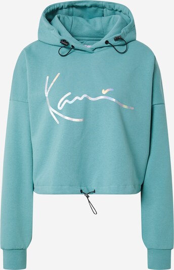 Karl Kani Sweat-shirt en turquoise / argent, Vue avec produit