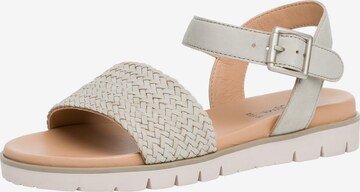 s.Oliver Strap Sandals in Grey: front