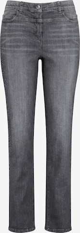 SAMOON Regular Jeans in Grijs: voorkant