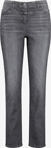 SAMOON Regular Jeans in Grey: front