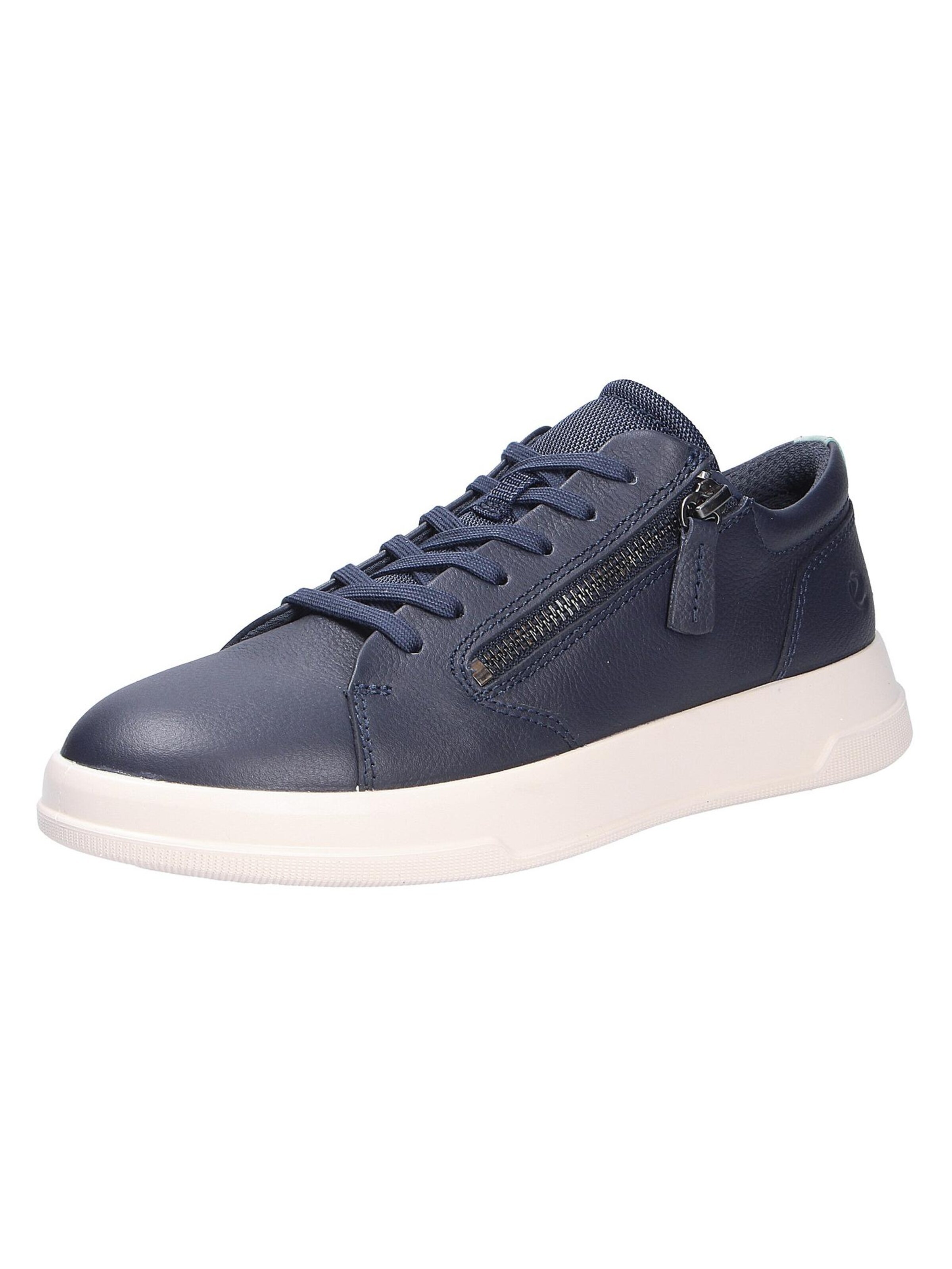 ECCO Lace-Up Shoes in Blue: front