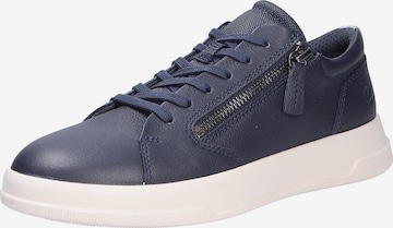 ECCO Lace-Up Shoes in Blue: front