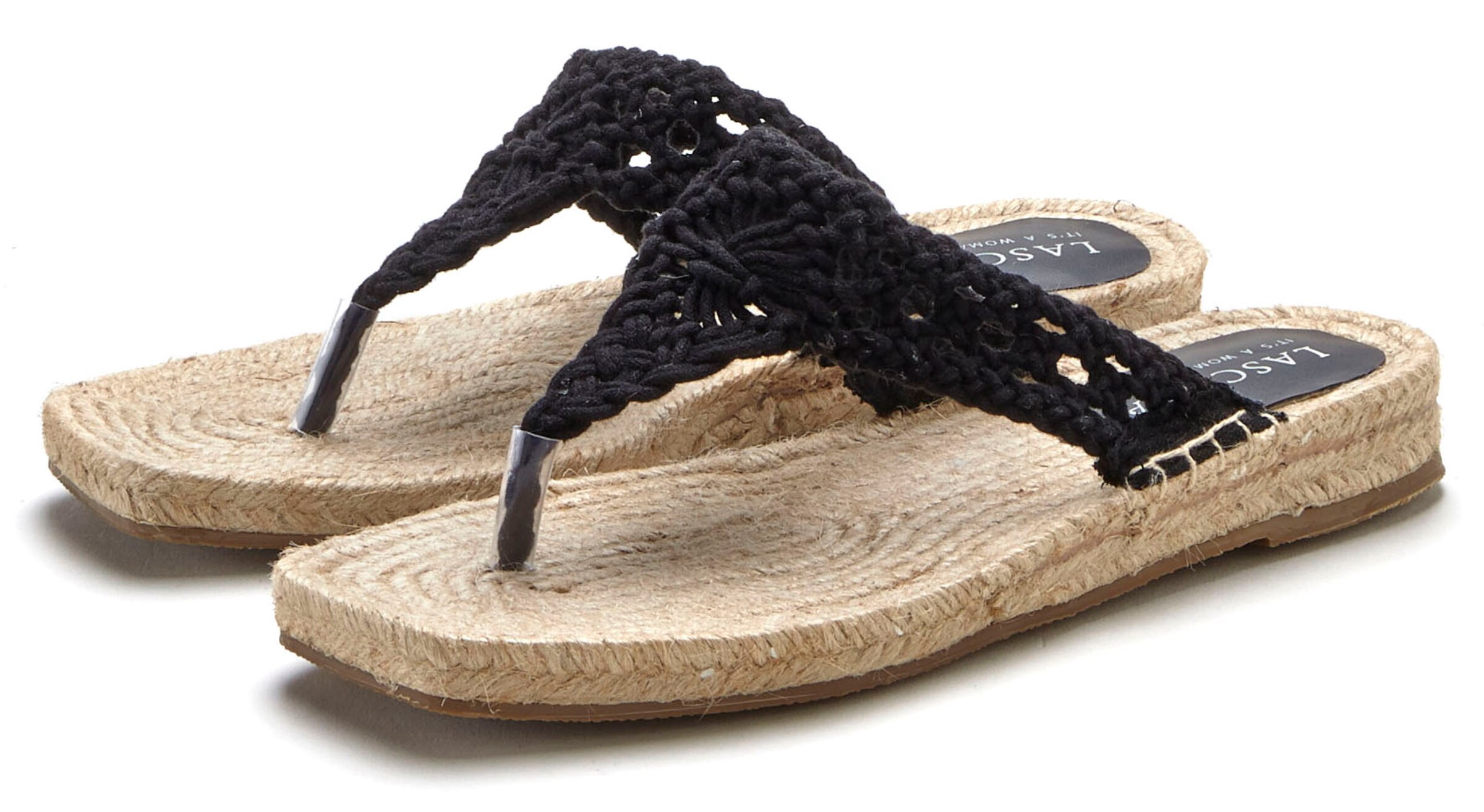 LASCANA Varvastossut värissä musta