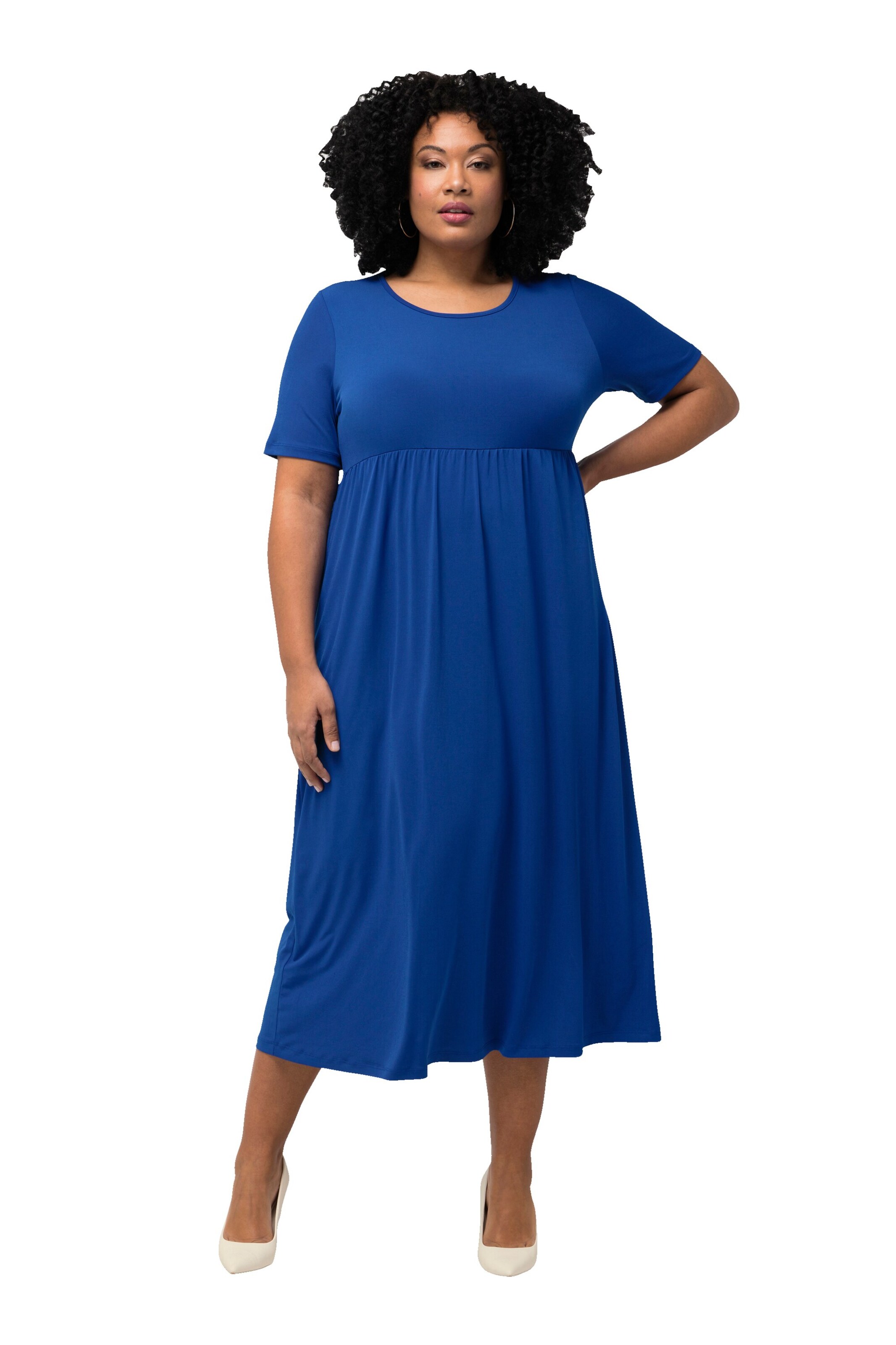 Ulla Popken Kleid in Blau: Vorderseite