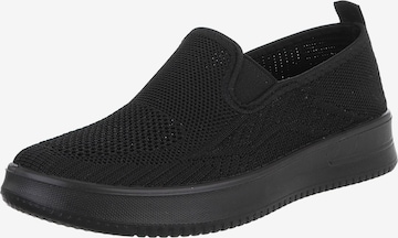 Ital-Design Slip-Ons in Black: front