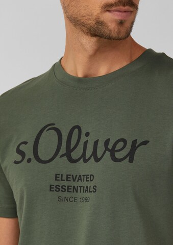 s.Oliver T-Shirt in Grün