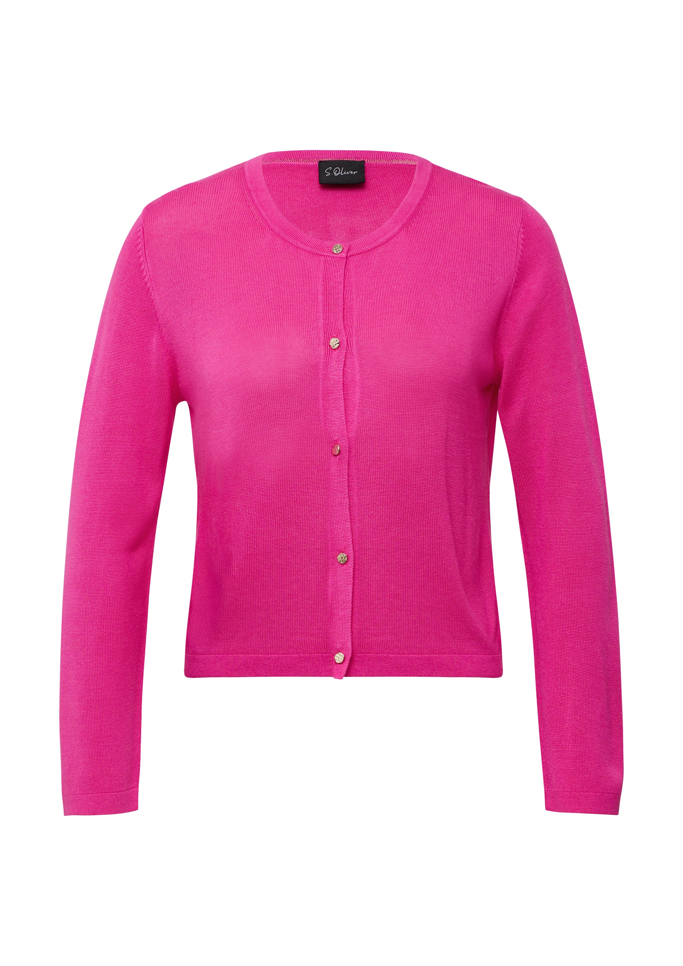 s.Oliver BLACK LABEL Strickjacke in Pink: Vorderseite