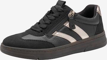 Baskets basses JANA en noir : devant