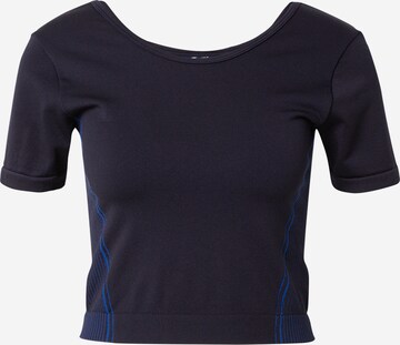 ONLY PLAY - Camiseta funcional 'KAY' en azul: frente