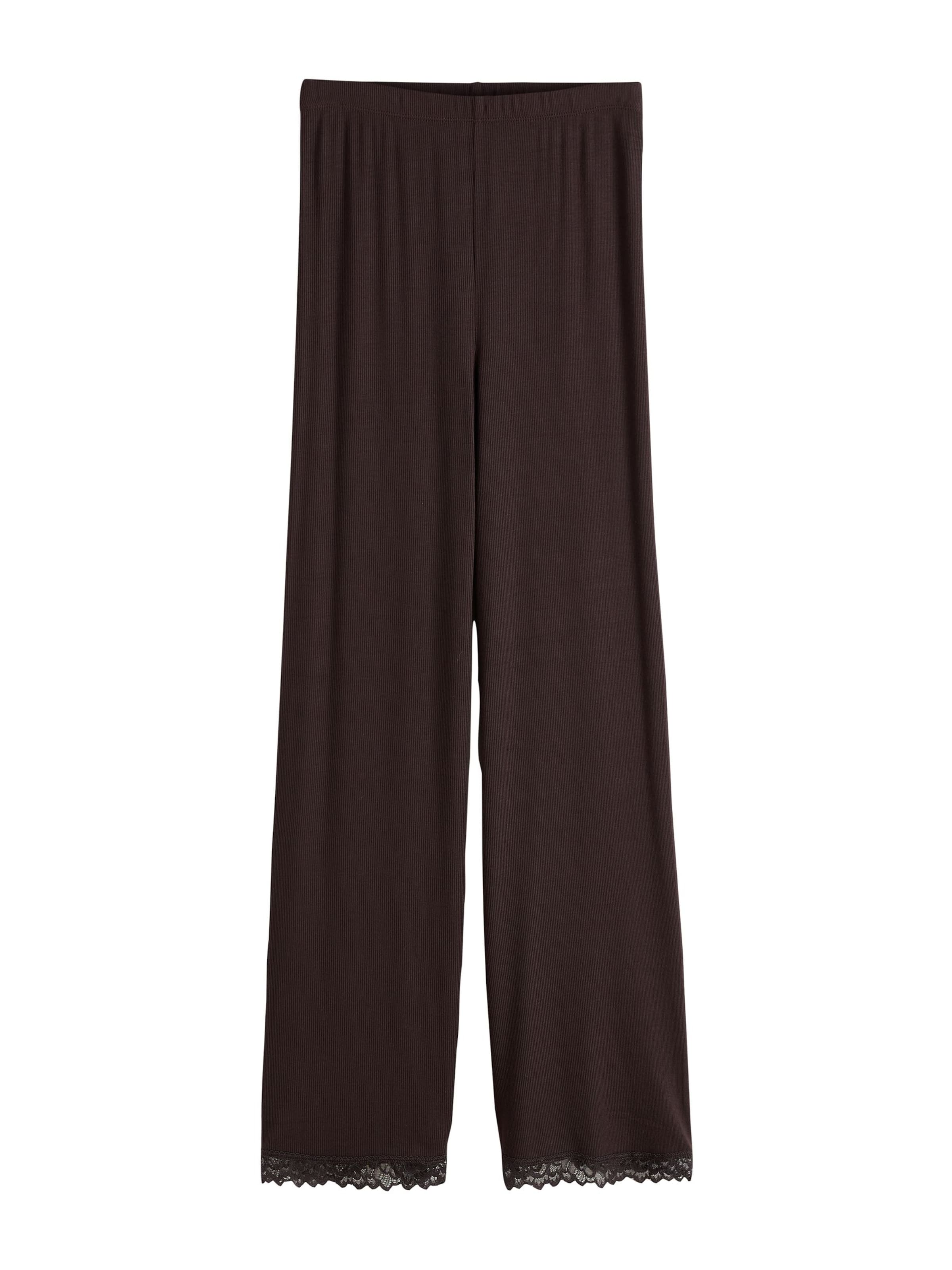 Next Wide Leg Hose in Braun: Vorderseite