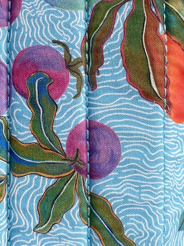 Borsa per il bucato 'Exotic Fruits' di Marylène Madou in blu